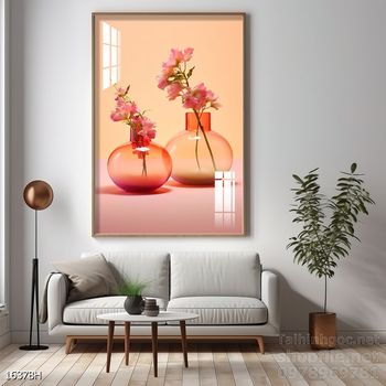 Mẫu tranh bình hoa mới nhất trang trí phòng khách, phòng ăn
