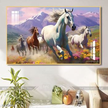Tranh ngựa treo tường