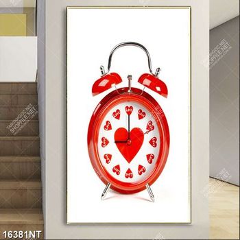 Tranh đồng hồ báo thức