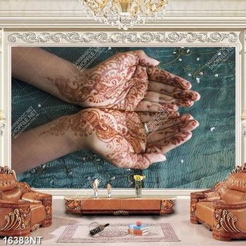 Tranh vẽ Henna trên bàn tay