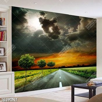 Tranh con đường dưới bầu trời nghệ thuật