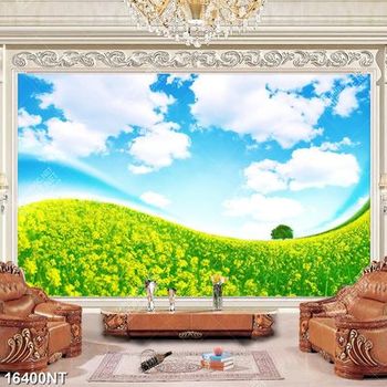 Tranh cánh đồng hoa vàng 16400NT