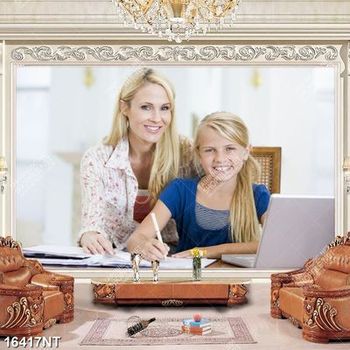 Tranh mẹ và bé 16417NT