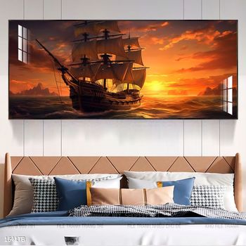 Tranh thuận buồm xuôi gió đẹp ấn tượng