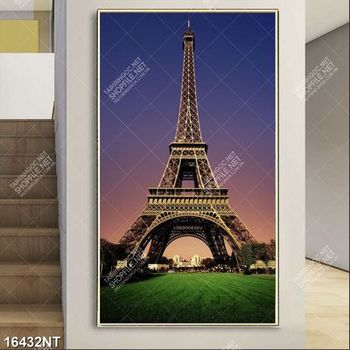 Tranh tháp Eiffel nước Pháp
