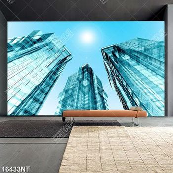 Tranh 3D những tòa nhà cao tầng