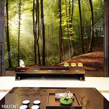 Tranh khu rừng xanh 16437NT