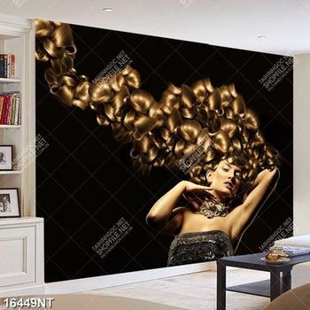 Tranh người mẫu tóc nghệ thuật