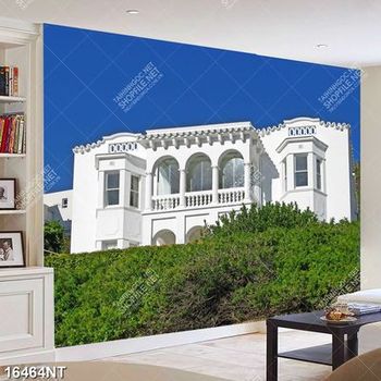 Tranh ngôi nhà màu trắng 16464NT
