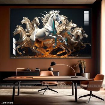 Tranh ngựa treo tường