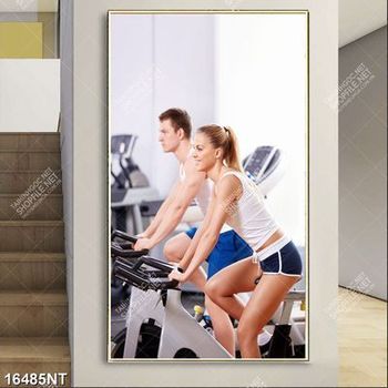 Tranh đạp xe thể thao