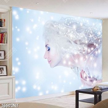 Tranh nghệ thuật người mẫu xinh đẹp 16504NT