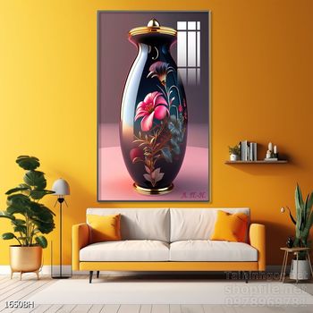Tranh bình hoa 3D tuyệt đẹp