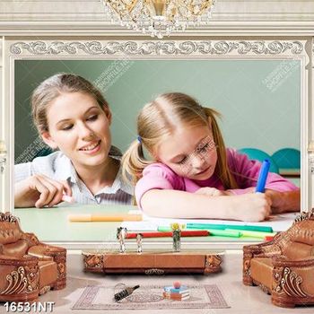 Tranh bé vẽ tranh