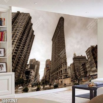 Tranh những tòa nhà cao tầng