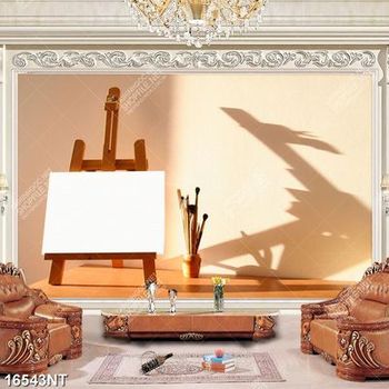 Tranh giá vẽ và bút vẽ