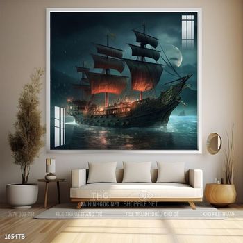 Tranh thuận buồm xuôi gió đẹp