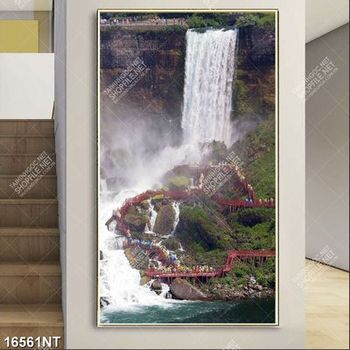 Tranh thác nước hùng vỹ 16561NT
