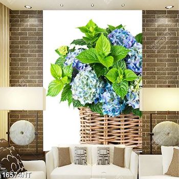 Tranh hoa cẩm tú cầu