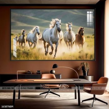 Tranh ngựa bát mã truy phong