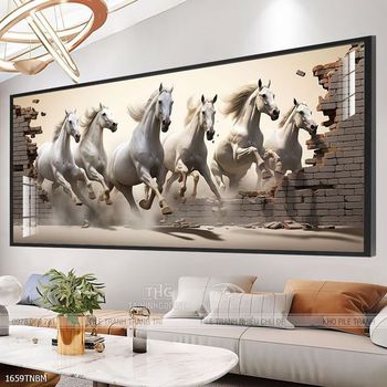 Tranh ngựa treo tường
