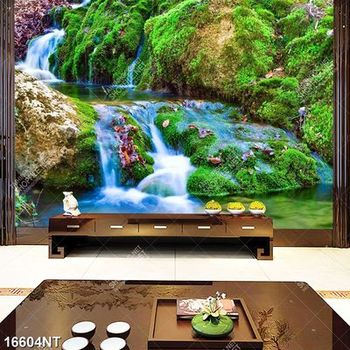 Tranh thác nước thiên nhiên tuyệt đẹp 16604NT Tranh thác nước thiên nhiên tuyệt đẹp 16604NT