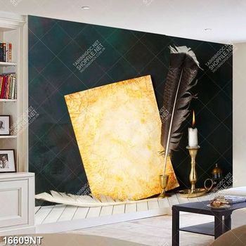 Tranh bút lông gà