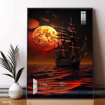 Tranh thuận buồm xuôi gió treo tường đẹp