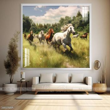 Tranh ngựa đẹp ấn tượng