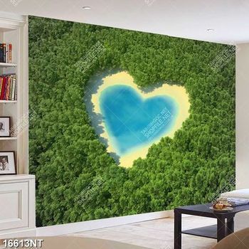 Tranh hòn đảo hình trái tim