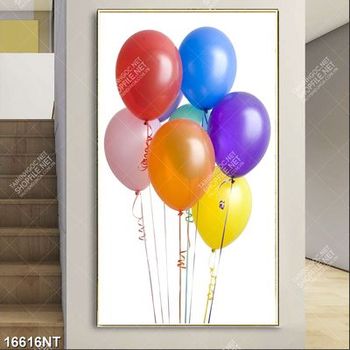 Tranh bong bóng nhiều sắc màu