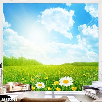 Tranh cánh đồng hoa vàng 16622NT