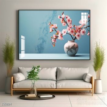 Mẫu tranh bình hoa treo tường đẹp nhất