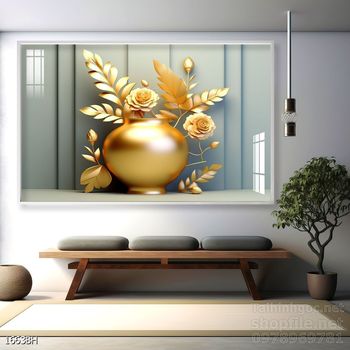 Tranh bình hoa đẹp decor trang trí tường