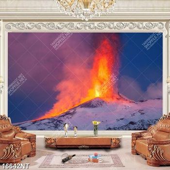 Tranh núi lửa phun trào