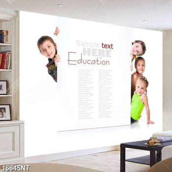 Tranh em bé tiểu học