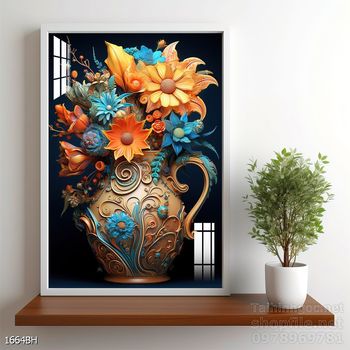 Tranh bình hoa đẹp