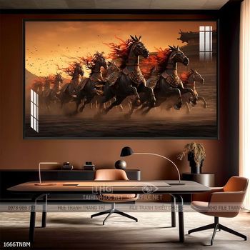 Tranh ngựa mã đáo thành công