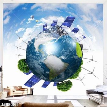 Tranh trái đất nghệ thuật 16680NT