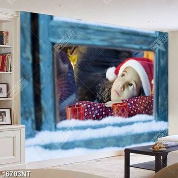 Tranh bé gái ngổi nhìn bầu trời