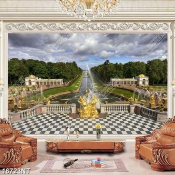 Tranh đài phun nước đẹp 16723NT