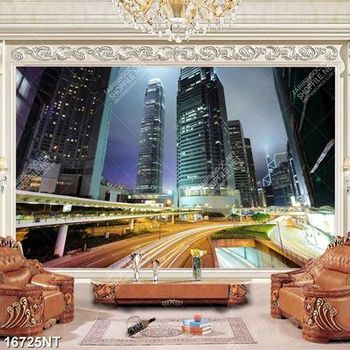 Tranh những tòa nhà cao tầng 16725NT