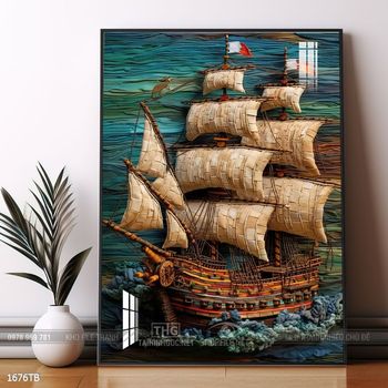 Tranh thuận buồm xuôi gió đẹp