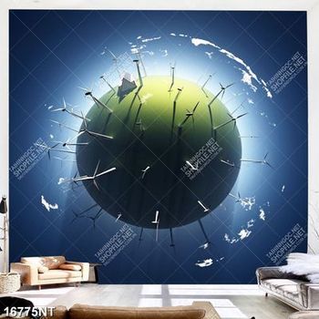 Tranh quả cầu tubin gió