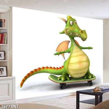 Tranh khủng long xanh có cánh