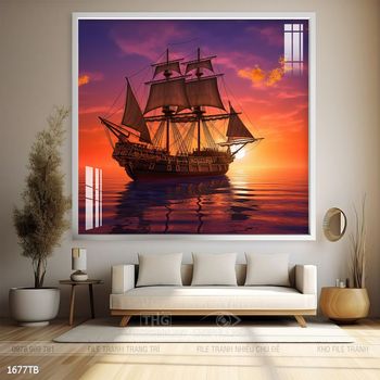 Tranh thuyền và biển