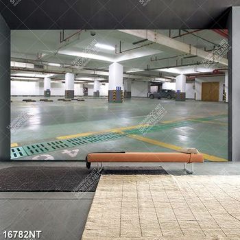 Tranh tầng hầm đậu xe