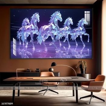 Tranh ngựa đẹp ấn tượng