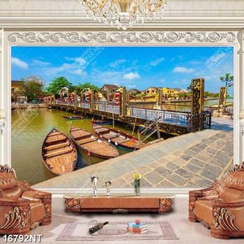 Tranh thành phố du lịch Hội An