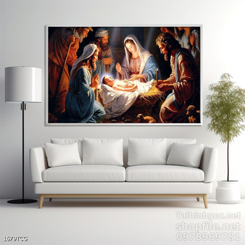 File tranh công giáo decor trang trí tường phòng thờ